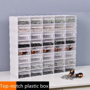 Plastic Accessory Storage Box – Small Tools Organizer for Garage or Warehouse
