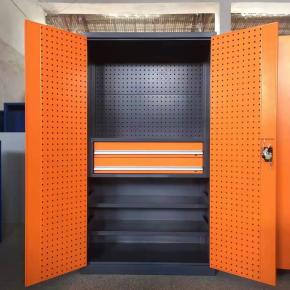 Steel Bin Cabinet with Drawers – Industrial Metal Storage for Parts and Components