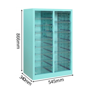 Drawer Cabinet for Home Office – A4 Size Storage Unit with Clear Drawers & Lock Option