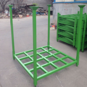Pallet Stacking Rack– Stackable Steel Storage Rack for Industrial Pallet Storage